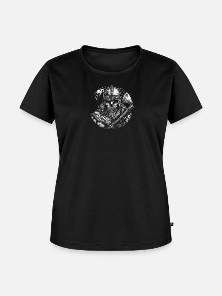 Draug - Undead Viking - Frauen Premium Bio T-Shirt - Schwarz