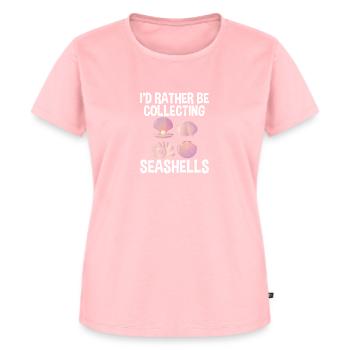 Collect Seashells Shells Collector - Women's Premium Organic T-shirt - rose - Front - AI Model Female 172 dark (172cm)