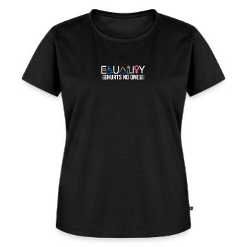 Gleichberechtigung Schadet Niemandem Lgbtq Gay - Frauen Premium Bio T-Shirt - Schwarz - Vorne - Selfina (174cm)