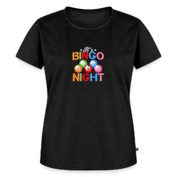 It's Bingo Night Bingo Player Bingo Game Sport - Women's Premium Organic T-shirt - black - Front - Selfina (174cm)