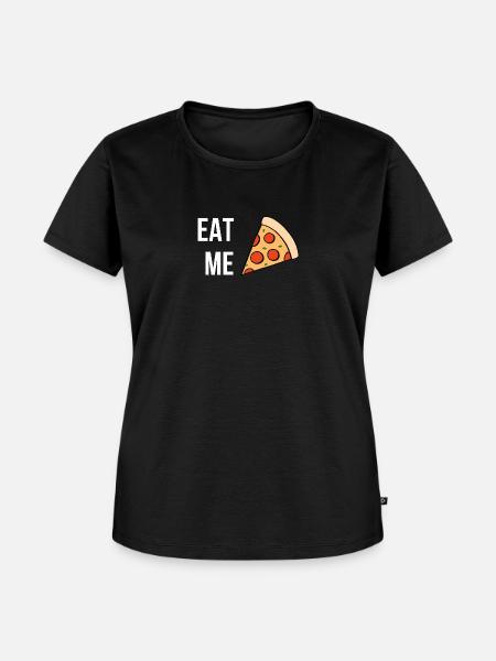 Eat Me - Frauen Premium Bio T-Shirt - Schwarz