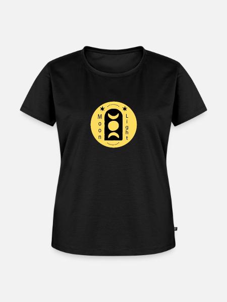 Moonlight - Frauen Premium Bio T-Shirt - Schwarz