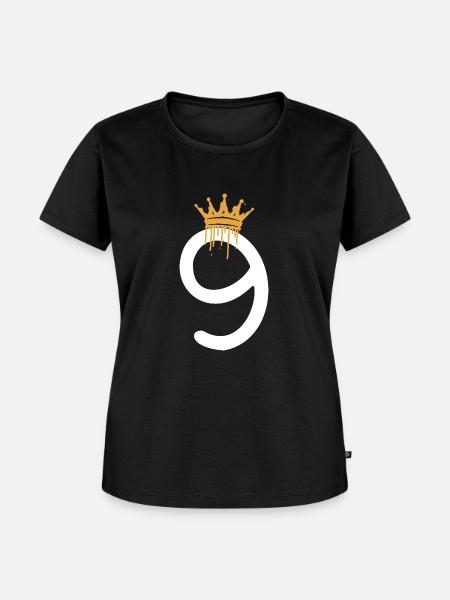 9 - Frauen Premium Bio T-Shirt - Schwarz
