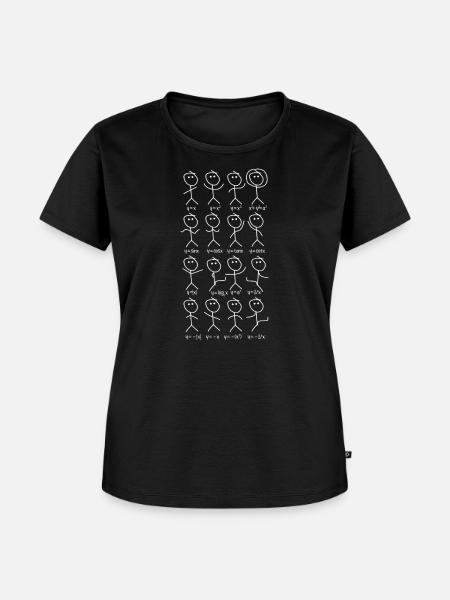 Mathe Mathematiker Enthusiast Mathelehrer - Frauen Premium Bio T-Shirt - Schwarz