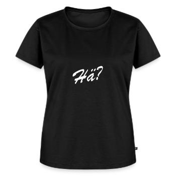 Babbeln Hessisch Hessen Bundesland Geschenkidee - Frauen Premium Bio T-Shirt - Schwarz - Vorne - Selfina (174cm)