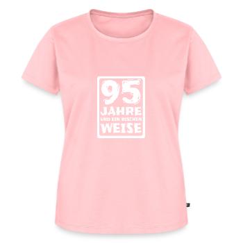 Proverb 95 - Women's Premium Organic T-shirt - rose - Front - AI Model Female 172 dark (172cm)