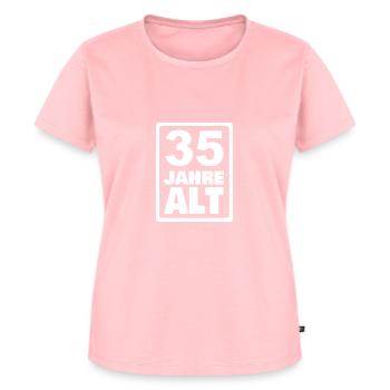 35 - Women's Premium Organic T-shirt - rose - Front - AI Model Female 172 dark (172cm)