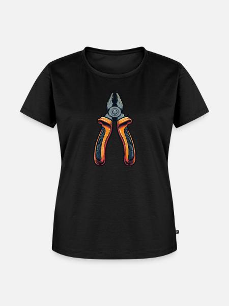Zange - Frauen Premium Bio T-Shirt - Schwarz