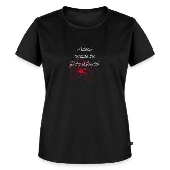 Punani - Semiar avenir féminin - académie d’aloha - T-shirt Premium bio Femme - noir - Devant - Selfina (174cm)