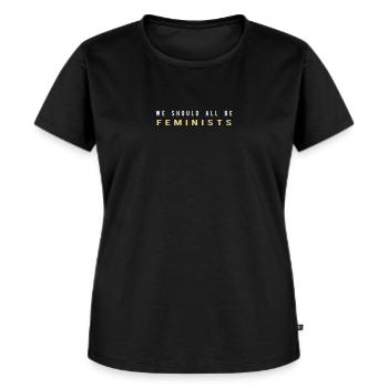 We should all be Feminists - Frauen Premium Bio T-Shirt - Schwarz - Vorne - Selfina (174cm)