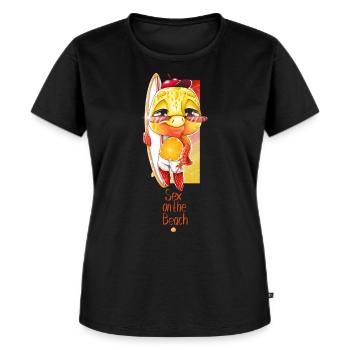 Sex on the beach - Frauen Premium Bio T-Shirt - Schwarz - Vorne - Selfina (174cm)