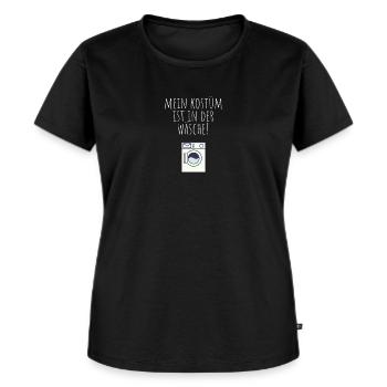 Anti-Fasching Anti-Karneval Kostüm - Frauen Premium Bio T-Shirt - Schwarz - Vorne - Selfina (174cm)