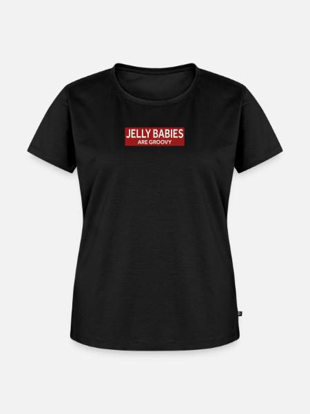 JELLY BABIES ARE GROOVY - Frauen Premium Bio T-Shirt - Schwarz