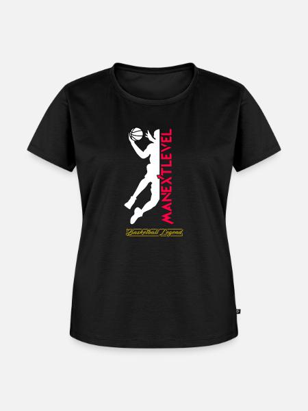 Basketball Legend - Frauen Premium Bio T-Shirt - Schwarz