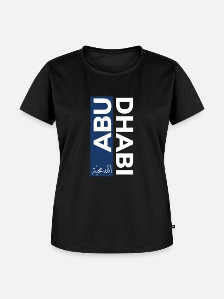Abu Dhabi Souvenir - Frauen Premium Bio T-Shirt - Schwarz