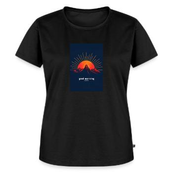 Morning grouches at sunrise - Women's Premium Organic T-shirt - black - Front - Selfina (174cm)