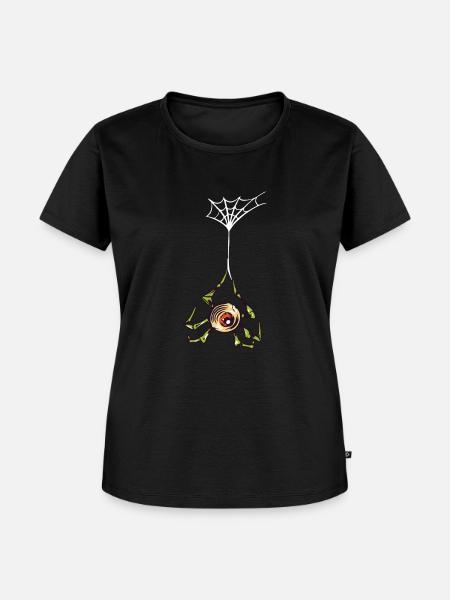 Halloween - Frauen Premium Bio T-Shirt - Schwarz