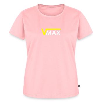 Vitesse maximale v_max jaune - T-shirt Premium bio Femme - rose - Devant - AI Model Female 172 dark (172cm)
