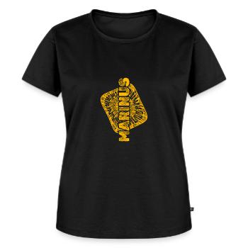 Marinsu - Frauen Premium Bio T-Shirt - Schwarz - Vorne - Selfina (174cm)