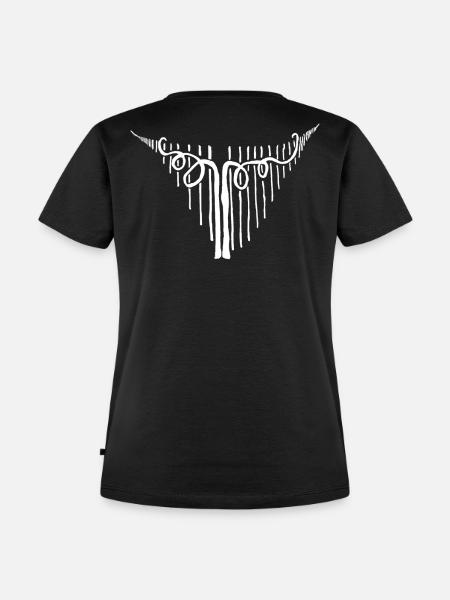 Einzel Stock Winzer - Frauen Premium Bio T-Shirt - Schwarz