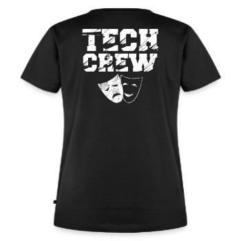 Tech Crew Sound Theater Uniform Musical Studio - Women's Premium Organic T-shirt - black - Back - Selfina (174cm)