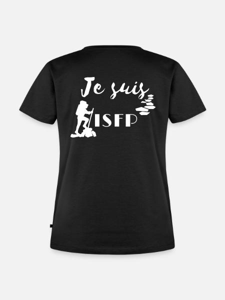 ISFP Persönlichkeit - Frauen Premium Bio T-Shirt - Schwarz