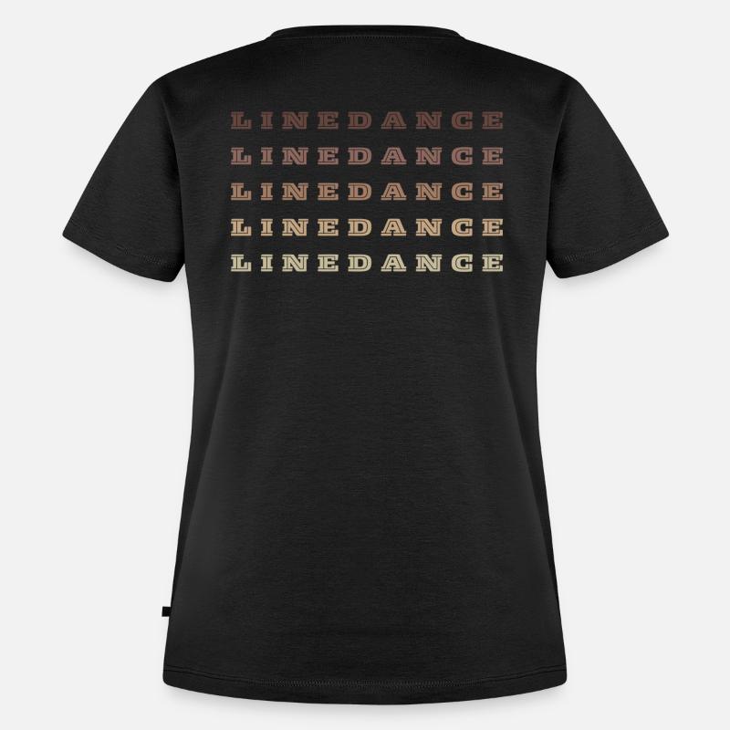 LInedance Design - Frauen Premium Bio T-Shirt - Schwarz