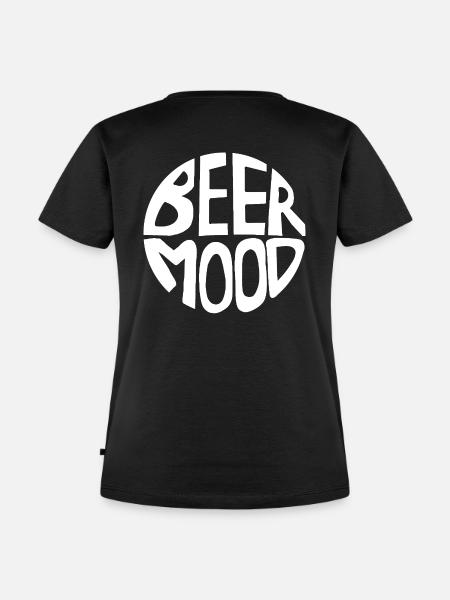 Beer Mood - Frauen Premium Bio T-Shirt - Schwarz