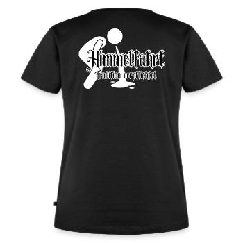 Vatertag Männertag Himmelfahrt - Frauen Premium Bio T-Shirt - Schwarz - Hinten - Selfina (174cm)