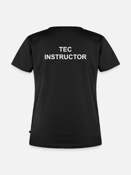 TEC INSTRUCTOR - Frauen Premium Bio T-Shirt - Schwarz