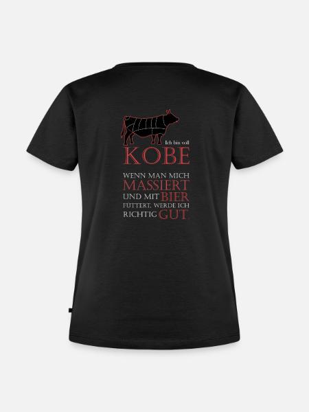 Kobe - richtig gut - Frauen Premium Bio T-Shirt - Schwarz
