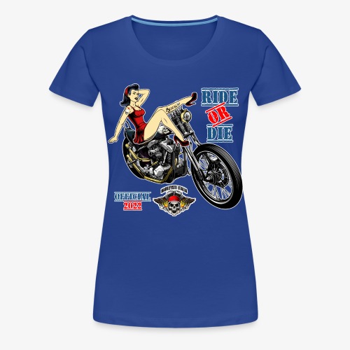 Harleysti Italia - Festlig design 2022 - Premium-T-shirt dam