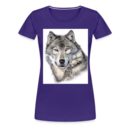 Der Wolf - Frauen Premium T-Shirt