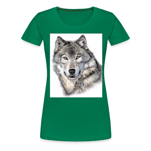 Der Wolf - Frauen Premium T-Shirt