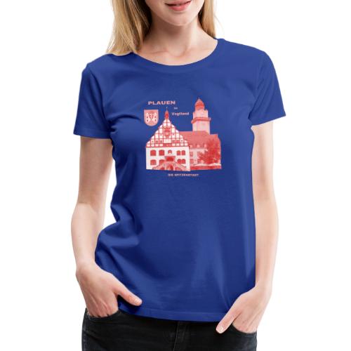 Plauen Vogtland Spitze rot - Frauen Premium T-Shirt