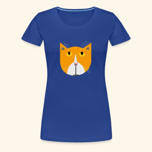 Hieno kissa - Naisten premium t-paita