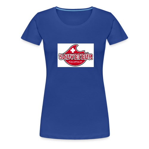 vague rouge sauveteur aquatique - T-shirt Premium Femme