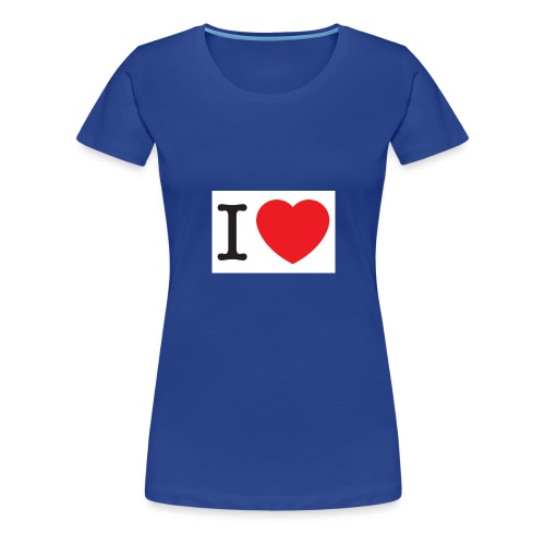 i love illustration with heart - Vrouwen Premium T-shirt