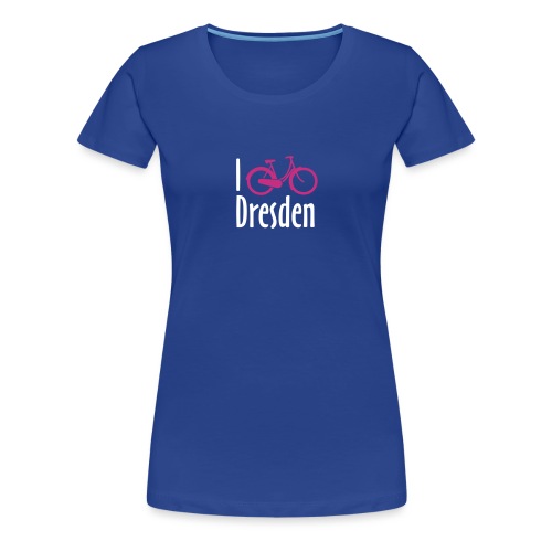 I Bike Dresden - Hollandrad - Frauen Premium T-Shirt