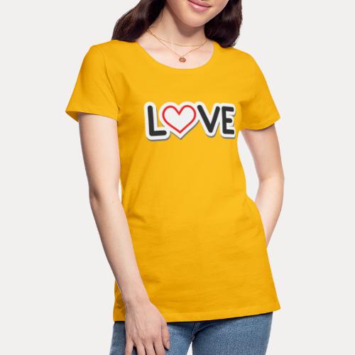 Love - Frauen Premium T-Shirt