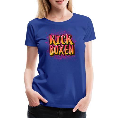 Graffiti Kickboxen - Frauen Premium T-Shirt