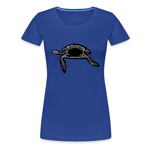 havssköldpadda - Premium-T-shirt dam