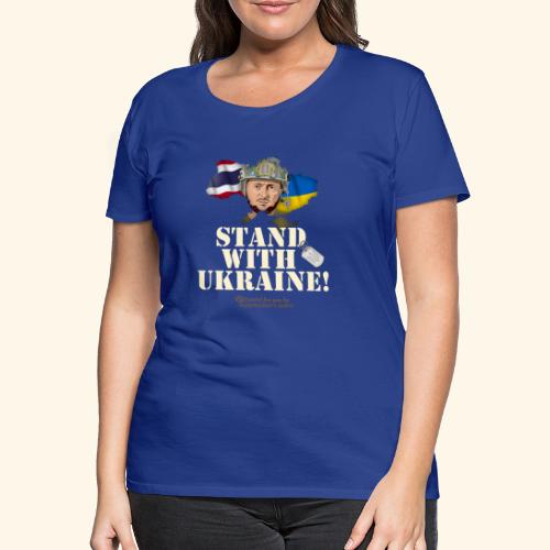Ukraine Thailand - Frauen Premium T-Shirt