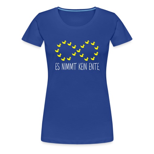 Nerd Ente Unendlich Geek Unendlichkeitszeichen - Frauen Premium T-Shirt