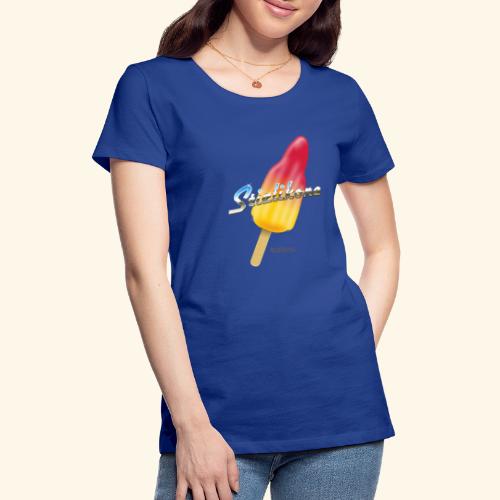 Eis am Stiel Rakete Spruch Stielikone - Frauen Premium T-Shirt