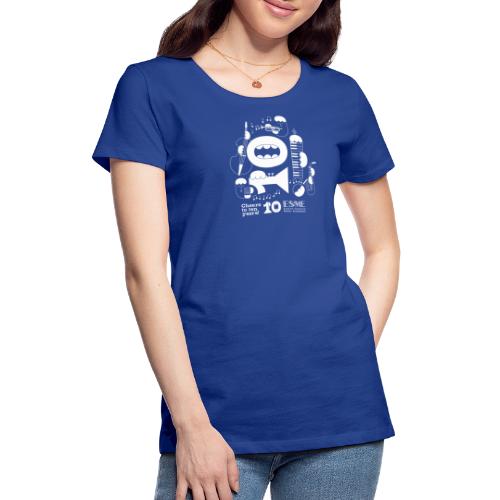 ESME Anniversary Design Weiss - Frauen Premium T-Shirt