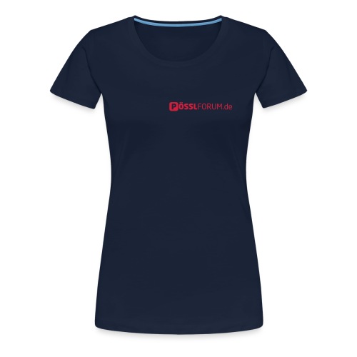 poesslforum logo v2 - Frauen Premium T-Shirt