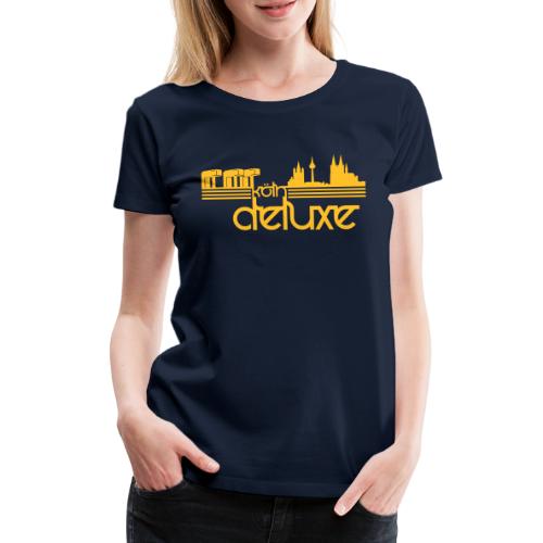 Köln Deluxe Skyline mit den Kranhäusern - Frauen Premium T-Shirt
