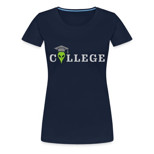 universitet - Dame premium T-shirt