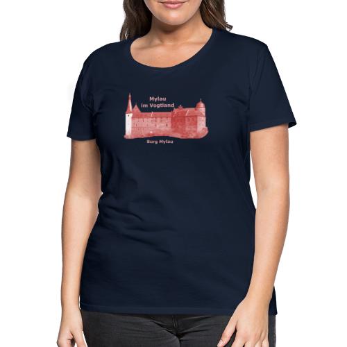 Burg Mylau Vogtland - Frauen Premium T-Shirt